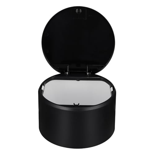 INOOMP Mini Desktop Müllbehälter Pressdeckel Schwarz Kompakter Büro Abfalleimer aus Umweltfreundlichem Kunststoff Geruchsneutral Wiederverwendbar für Schreibtisch Arbeitsplatte Kabinett INOOMP Mini Desktop Müllbehälter Pressdeckel Schwarz Kompakter Büro Abfalleimer aus Umweltfreundlichem Kunststoff Geruchsneutral Wiederverwendbar für Schreibtisch Arbeitsplatte Kabinett von INOOMP