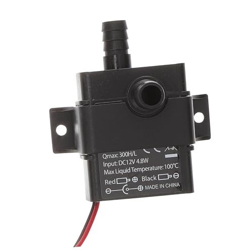 INOOMP Mini Tauchpumpe Leise Energiesparend Kleine Wasserpumpe mit Halboffenem Laufrad Geeignet für Aquarien Springbrunnen Fischteiche und Computer Wasserkühlung Förderhöhe von INOOMP