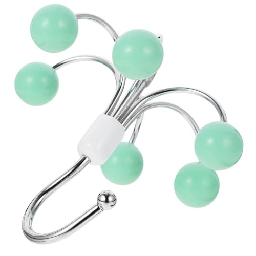 INOOMP Multifunktionaler Haken Holz Kleiderhaken mit Drehbarem Ball Stabiler Aufbewahrungsorganizer für Schrank Garderobe Leichte Grüne Farbe Platzsparend für Zuhause INOOMP Multifunktionaler Haken Holz Kleiderhaken mit Drehbarem Ball Stabiler Aufbewahrungsorganizer für Schrank Garderobe Leichte Grüne Farbe Platzsparend für Zuhause von INOOMP