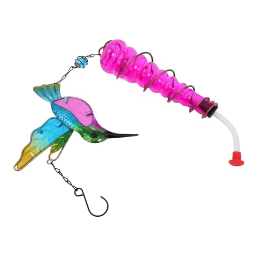 INOOMP Outdoor Hängender Wasserspender aus Lackiertem Glas Kleines Vogeltränke Dekor für Garten Sicherer Metall-vogeltränke mit Wetterfestem Design Nachhaltige Vogelwasserstation INOOMP Outdoor Hängender Wasserspender aus Lackiertem Glas Kleines Vogeltränke Dekor für Garten Sicherer Metall-vogeltränke mit Wetterfestem Design Nachhaltige Vogelwasserstation von INOOMP