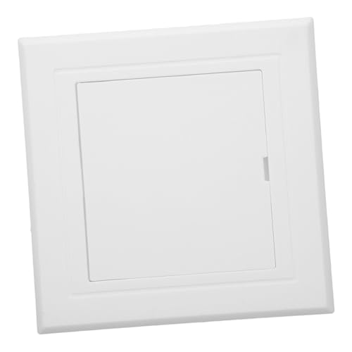 INOOMP PVC Revisionsklappe Weiß für Trockenbau und Decke Wasserfeste Abdeckplatte für Sanitär und Elektroinstallationen Einfache Montage Pflegeleicht für Badezimmerwartung von INOOMP