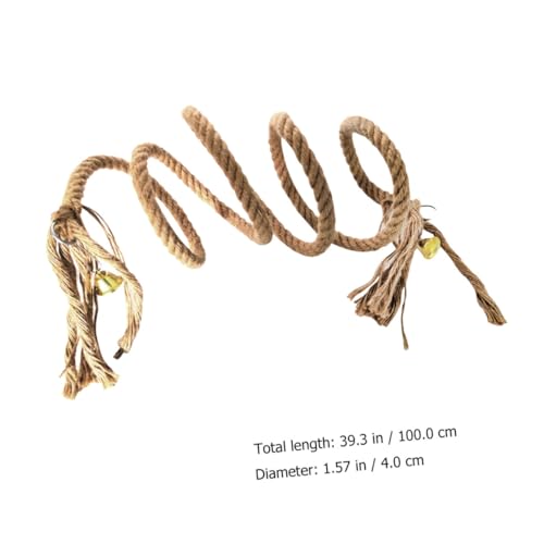 INOOMP Papageien Kletterseil Hängendes Kauspielzeug für Graupapagei Macaw mit Großem Querschnitt Sicher und Langlebig Geschenk für Vogelhalter INOOMP Papageien Kletterseil Hängendes Kauspielzeug für Graupapagei Macaw mit Großem Querschnitt Sicher und Langlebig Geschenk für Vogelhalter von INOOMP