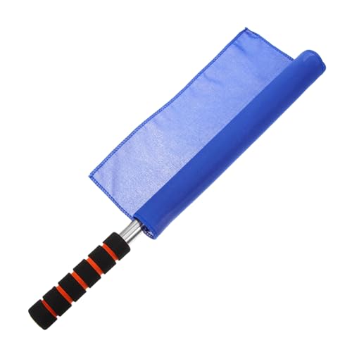 INOOMP Praktische Hand signalflagge Verkehrsleitflagge Schiedsrichter Warnflagge für Fußball Linienrichter Fanunterstützung mit Rutschfestem Griff und Langlebigem Material von INOOMP