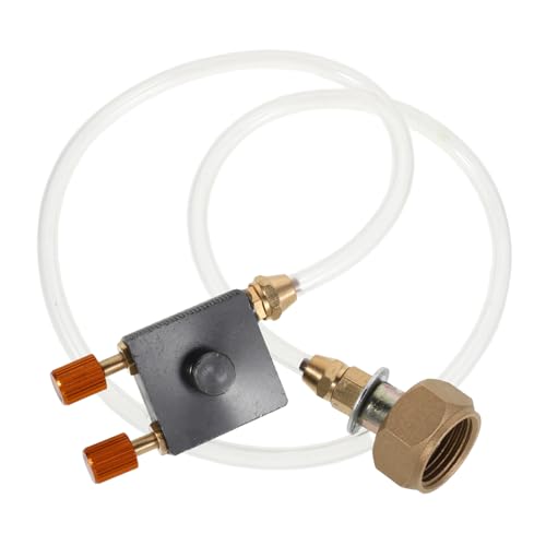 INOOMP Professioneller Adapter mit Ventil Kompakter Camping Gasflaschen Präziser Outdoor Gaskartuschen Nachfülladapter für Schnelle Umrüstung Europäischer Standard Leicht und Tragbar von INOOMP