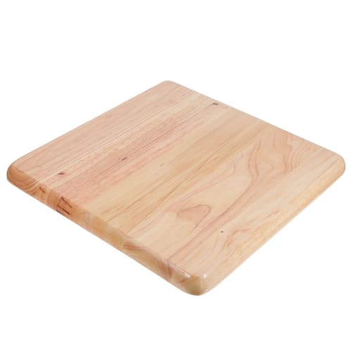 INOOMP Quadratischer Holzhockersitz: Ersatzhocker-Holzplatte für den gewerblichen und gastronomischen Gebrauch im Haushalt – stilvolle und funktionale Barhockerplatte von INOOMP