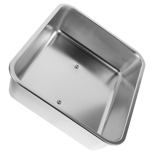 INOOMP Rechteckiger Grillabdeckungsdeckel Bastdeckel für Grill BBQ und Küche für Schmelzen von Käse Hitzebeständig und Praktisch für Grillarten von INOOMP