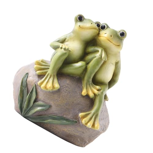 INOOMP Resin Frosch Gartenfigur Kreative Gartendeko für Balkon und Außenbereich Langlebige Harz Skulptur mit Liebevollem Design Kompakte Gartenszene Dekoration Wetterfest und Detailreich INOOMP Resin Frosch Gartenfigur Kreative Gartendeko für Balkon und Außenbereich Langlebige Harz Skulptur mit Liebevollem Design Kompakte Gartenszene Dekoration Wetterfest und Detailreich von INOOMP