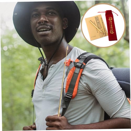 INOOMP Retraktierbare Wünschelruten aus Messing für Geobiologie Schatzsuche Feng Shui Energieortung mit Praktischem Design und Einfacher Handhabung von INOOMP