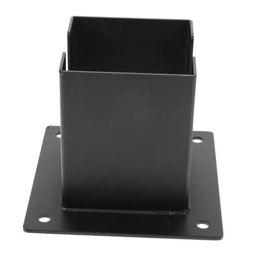 INOOMP Robuste Metall Pfostenbasis für Briefkasten und Geländer Stabile Langlebige Deckpfostenhalterung mit Hoher Härte Rostbeständig Einfache Anbringung Geeignet für Zaun und INOOMP Robuste Metall Pfostenbasis für Briefkasten und Geländer Stabile Langlebige Deckpfostenhalterung mit Hoher Härte Rostbeständig Einfache Anbringung Geeignet für Zaun und von INOOMP