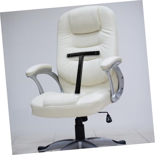 INOOMP Robuster T Förmiger Stuhlstützstab aus Dickem Stahl für Dreh und Relaxsessel Stabile Dreieckige Rückenlehnenhalterung Einfache Montage Kompatibel mit Bürostühlen Schwarz von INOOMP