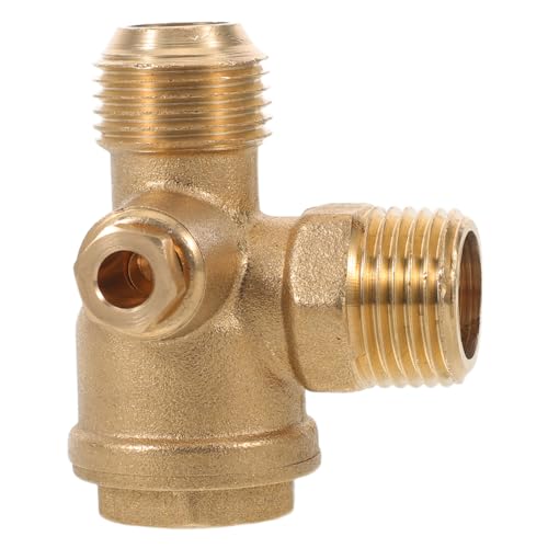 INOOMP Rückschlagventil aus Vollkupfer Innengewinde mit Verriegelungsschraube Einwegventil für Luftkompressorsysteme Dichte Verbindung Einfache Montage und Energiesparende INOOMP Rückschlagventil aus Vollkupfer Innengewinde mit Verriegelungsschraube Einwegventil für Luftkompressorsysteme Dichte Verbindung Einfache Montage und Energiesparende von INOOMP