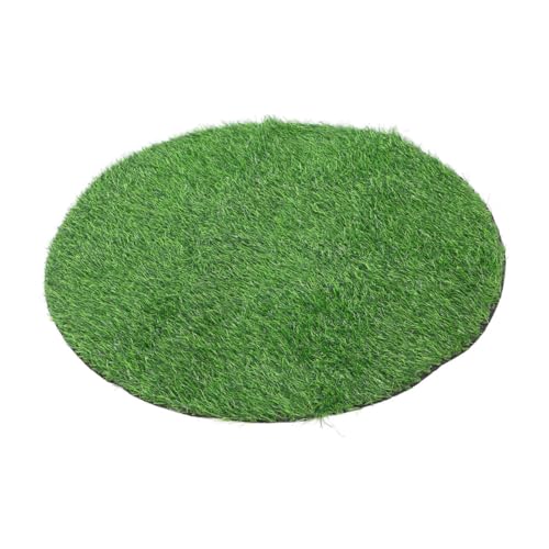 INOOMP Runder Künstlicher Gras Teppich Wetterfeste Dekoration Tischmitte Outdoor Fake Grass Matte Strapazierfähiger Rasenteppich für Garten Balkon INOOMP Runder Künstlicher Gras Teppich Wetterfeste Dekoration Tischmitte Outdoor Fake Grass Matte Strapazierfähiger Rasenteppich für Garten Balkon von INOOMP