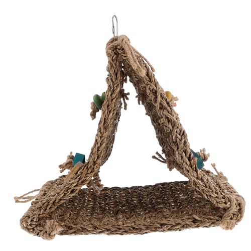 INOOMP Rustikales Vogelbett aus Rattan Hängendes Papageien Nest Großes Schlafhäuschen Platzsparend für Käfige und Äste Dekoratives Hängematten schlafnest für Wellensittiche und Kleine INOOMP Rustikales Vogelbett aus Rattan Hängendes Papageien Nest Großes Schlafhäuschen Platzsparend für Käfige und Äste Dekoratives Hängematten schlafnest für Wellensittiche und Kleine von INOOMP