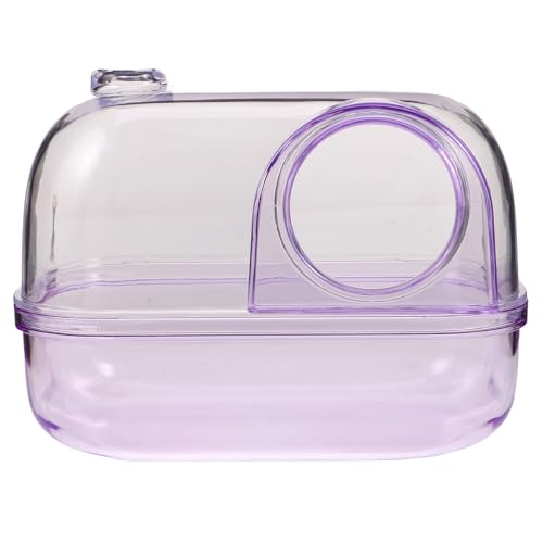 INOOMP Sandbadbehälter für Hamster: Staubbadewanne für Haustierhamster – Duschbecken – Waschraumbehälter für Kleintiere und Sandkasten für Chinchilla von INOOMP