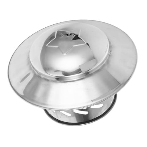 INOOMP Schornsteinkappe Regenhaube mit Vogelschutz Wetterfeste Kaminabdeckung Einfache Langlebige Kaminhaube für Außen Runde Rohrabdeckung Optimaler Schutz vor von INOOMP