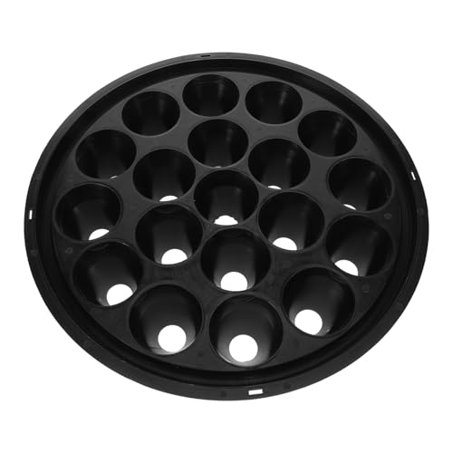 INOOMP Schwarze Lüfter-kühlabdeckung aus Robustem Einfache Installation ohne Werkzeug Waschbar und Langlebig Kompatibel als Zubehör für Tisch Standventilatoren für Büro und Zuhause von INOOMP