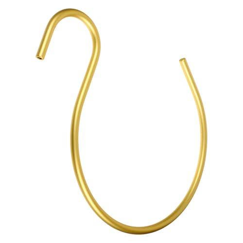 INOOMP Schwere Aluminiumlegierung S Haken Goldfarben für Schals und Accessoires Vielseitig Platzsparend Luxuriöses Design für Kleiderschrank und Garderobe Robust und Minimalistisch INOOMP Schwere Aluminiumlegierung S Haken Goldfarben für Schals und Accessoires Vielseitig Platzsparend Luxuriöses Design für Kleiderschrank und Garderobe Robust und Minimalistisch von INOOMP
