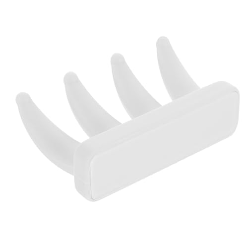 INOOMP Selbstklebender Silikon Wandhaken Modern Ohne Bohren Multifunktional Für Schlüssel Handtücher Hüte Leicht Montierbar Weiß Haushalt von INOOMP