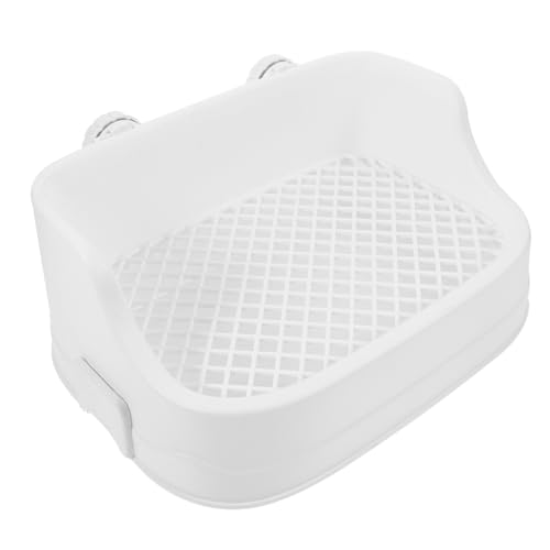 INOOMP Sichere Rechteckige Kleintier-Toilette aus Robustem Kunststoff als Trainings-wc für Kaninchen Meerschweinchen und Hamster Platzsparend für Käfige und Innenbereiche Geeignet INOOMP Sichere Rechteckige Kleintier-Toilette aus Robustem Kunststoff als Trainings-wc für Kaninchen Meerschweinchen und Hamster Platzsparend für Käfige und Innenbereiche Geeignet von INOOMP