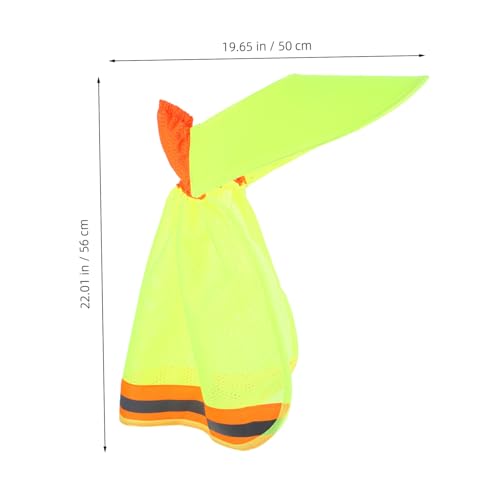 INOOMP Sicherheitshelm Sonnenschutz mit Verstellbarem Nackenschutz Atmungsaktiver Netzvorhang Breiter UV Schutz für Bauhelm und Outdoor Einsatz Gelber Reflektierender Schutzschirm INOOMP Sicherheitshelm Sonnenschutz mit Verstellbarem Nackenschutz Atmungsaktiver Netzvorhang Breiter UV Schutz für Bauhelm und Outdoor Einsatz Gelber Reflektierender Schutzschirm von INOOMP