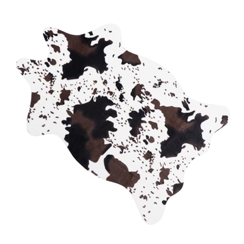 INOOMP Simuliertes Kuhfell Teppich rutschfeste Bodenmatte mit Einzigartigem Design für Wohnzimmer Schlafzimmer Kinderzimmer Multifunktionaler Antirutsch Teppichmatte für Heimdekoration INOOMP Simuliertes Kuhfell Teppich rutschfeste Bodenmatte mit Einzigartigem Design für Wohnzimmer Schlafzimmer Kinderzimmer Multifunktionaler Antirutsch Teppichmatte für Heimdekoration von INOOMP