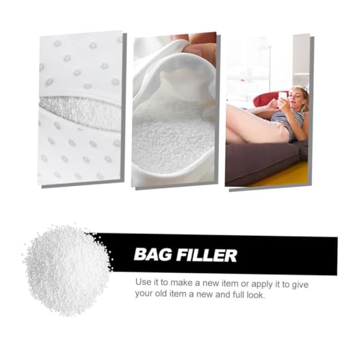 INOOMP Sitzsack Füllgranulat Weiß Styroporkügelchen Füllung für Kissen Sofa Couch Booster Füllmaterial Förmige Nackenkissen Bastelprojekte Wärmeisolierend Geräuschdämpfend INOOMP Sitzsack Füllgranulat Weiß Styroporkügelchen Füllung für Kissen Sofa Couch Booster Füllmaterial Förmige Nackenkissen Bastelprojekte Wärmeisolierend Geräuschdämpfend von INOOMP