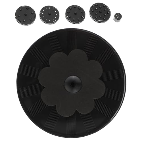 INOOMP Solar Miniatur springbrunnen Solarbrunnen für Garten Balkon Schwimmender Wassersprinkler Teichpumpe für Außenbereich Vogelbad und Dekoration von INOOMP