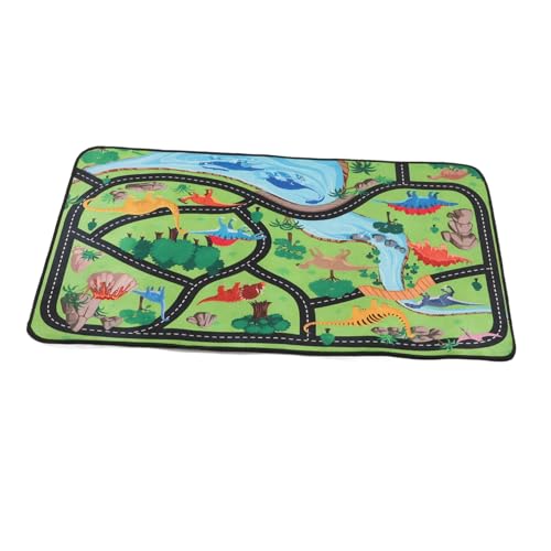 INOOMP Spielteppich Dinosaurier Straßenmotiv rutschfest Spielmatte für Jungen und Mädchen Faltbare Krabbeldecke für Spielzimmer und Schlafzimmer Leicht zu Reinigen und Strapazierfähig INOOMP Spielteppich Dinosaurier Straßenmotiv rutschfest Spielmatte für Jungen und Mädchen Faltbare Krabbeldecke für Spielzimmer und Schlafzimmer Leicht zu Reinigen und Strapazierfähig von INOOMP
