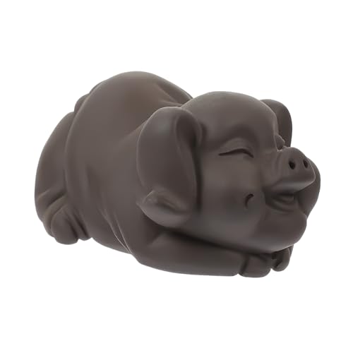 INOOMP Tee Haustier Kleine Schwein Skulptur Handgefertigt Teehaus Dekoration Für Wohnzimmer Und Schreibtisch Tee Raum Deko Kreative Feng Shui Figur INOOMP Tee Haustier Kleine Schwein Skulptur Handgefertigt Teehaus Dekoration Für Wohnzimmer Und Schreibtisch Tee Raum Deko Kreative Feng Shui Figur von INOOMP