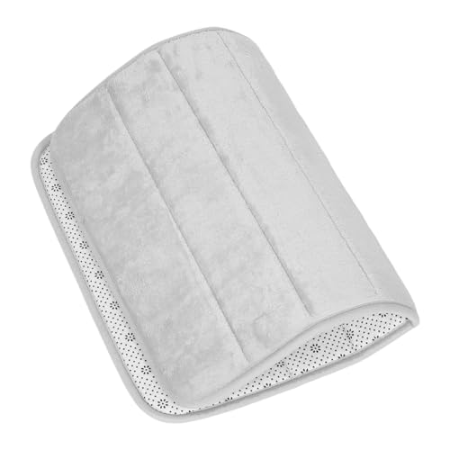 INOOMP Teppich Badezimmerzubehör Badematten für Badezimmer Duschmatten Nonslip Duschmatte rutschfeste Duschmatte Eingangsmatte Fußmatte Inneneingang Flanell Light Grey von INOOMP
