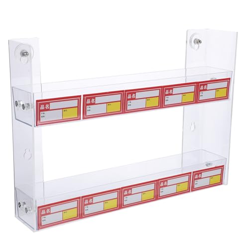INOOMP Transparenter Lagiger Zigaretten Displayständer aus Hochwertigem Material Robust und Flexibel Einfache Montage Großer Fassungsvermögen für Ladenpräsentation und Übersichtliche INOOMP Transparenter Lagiger Zigaretten Displayständer aus Hochwertigem Material Robust und Flexibel Einfache Montage Großer Fassungsvermögen für Ladenpräsentation und Übersichtliche von INOOMP