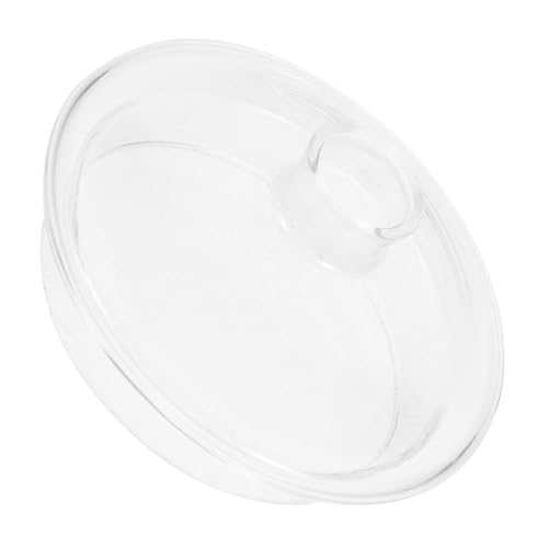 INOOMP Transparenter Teekannen ersatzdeckel aus Glas Hitzebeständig Klarer Teekessel abdeckung Praktischer Schutz gegen Insekten und Schmutz Passend für Teekannen Zuhause Party und von INOOMP