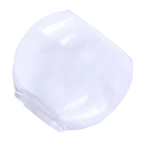 INOOMP Transparentes Betta Aquarium aus Langlebigem Glas Ovaler Mini Fischtank für Tischdekoration Multifunktional als Aufzuchtbecken und Kreativer Blumenübertopf für Zuhause und Büro INOOMP Transparentes Betta Aquarium aus Langlebigem Glas Ovaler Mini Fischtank für Tischdekoration Multifunktional als Aufzuchtbecken und Kreativer Blumenübertopf für Zuhause und Büro von INOOMP