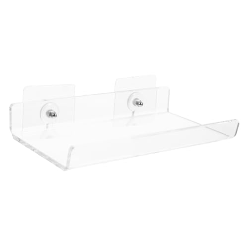 INOOMP Transparentes Wandregal ohne Bohren U Förmiges Küchen und Badezimmer Organizer Selbstklebendes Kleines Schwebendes Regal mit Hoher Tragkraft für Ordentliche Aufbewahrung INOOMP Transparentes Wandregal ohne Bohren U Förmiges Küchen und Badezimmer Organizer Selbstklebendes Kleines Schwebendes Regal mit Hoher Tragkraft für Ordentliche Aufbewahrung von INOOMP
