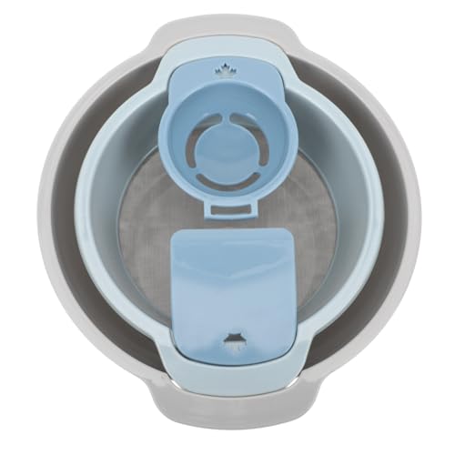 INOOMP Traysieb mit Kunststoff Sieb und Auffangwanne Gartensieb für Erde und Blüten Manuelles Sieb Sandfilterung Beim Bud Trimmen Robust und Tragbar für Gartenarbeiten von INOOMP