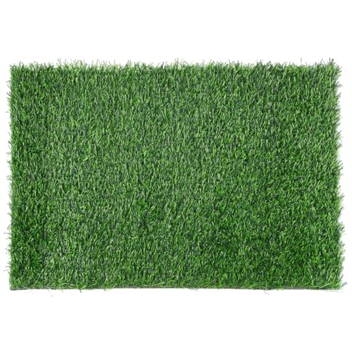 INOOMP Türmatte aus Kunstrasen kunstgras kunstgräser hereingedackelt fußmatte Haustürmatte PIPI-Pads für Hunde Kunstrasen für Hunde außen grüne Kunstrasenmatte Grasmatte im Freien Plastik von INOOMP