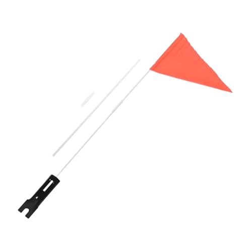 INOOMP Verstellbare Sicherheitsfahne für Kinderfahrräder Robuste Rote Polyesterfahne mit Fiberglasstab Wetterfest Erhöhte Sichtbarkeit Einfache Befestigung Passend für Dreiräder INOOMP Verstellbare Sicherheitsfahne für Kinderfahrräder Robuste Rote Polyesterfahne mit Fiberglasstab Wetterfest Erhöhte Sichtbarkeit Einfache Befestigung Passend für Dreiräder von INOOMP