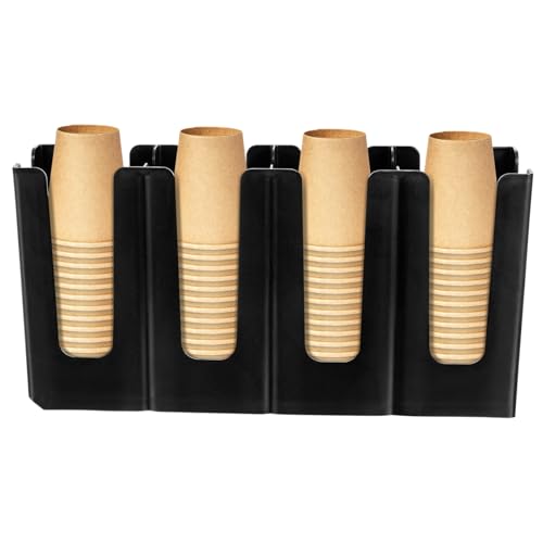 INOOMP Verstellbarer Faltbarer Papierbecherhalter mit Vier Fächern Stabiler Organizer für Milchtee und Kaffeeläden Platzsparend Faltbar für Theken und Zuhause INOOMP Verstellbarer Faltbarer Papierbecherhalter mit Vier Fächern Stabiler Organizer für Milchtee und Kaffeeläden Platzsparend Faltbar für Theken und Zuhause von INOOMP