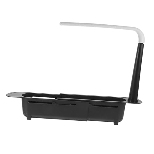 INOOMP Verstellbarer Teleskop spülschwammhalter mit Ablage und Abtropffunktion Faltbares Waschbecken Regal zur Ecknutzung Küchen Organizer für Spülbecken und Geschirrtuch Schwarz INOOMP Verstellbarer Teleskop spülschwammhalter mit Ablage und Abtropffunktion Faltbares Waschbecken Regal zur Ecknutzung Küchen Organizer für Spülbecken und Geschirrtuch Schwarz von INOOMP