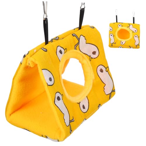 INOOMP Vogelhängematte für Papageien Kleine Wasserdichtes Verschleißfestes Nest mit Stabilem Standfuß Sicherer Schlafplatz und Spielplatz für Wellensittiche Nymphensittiche und Andere INOOMP Vogelhängematte für Papageien Kleine Wasserdichtes Verschleißfestes Nest mit Stabilem Standfuß Sicherer Schlafplatz und Spielplatz für Wellensittiche Nymphensittiche und Andere von INOOMP