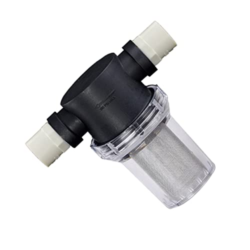 INOOMP Vorfilter für Gartenwasser mit PVC und Mesh Hochdruck Wasserfilter für Druckreiniger und Gartenbedarf Schwarz INOOMP Vorfilter für Gartenwasser mit PVC und Mesh Hochdruck Wasserfilter für Druckreiniger und Gartenbedarf Schwarz von INOOMP