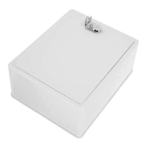 INOOMP Wall Mounted Lockable Milk Box Kunststoff Aufbewahrungsbox für Milch und Schlüssel Multifunktionale Wandhalterung Installieren Modernes Design von INOOMP