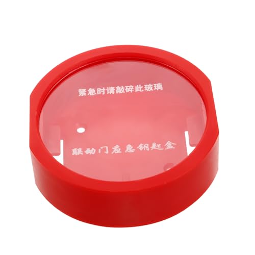 INOOMP Schlüsselbox Mit Lichtschalterschutz Kleiner Wandmontierter Schließkasten Für Notfälle Feuernotschlüsselhalter Aus Robustem Material Tragbarer Für Home Und Business von INOOMP