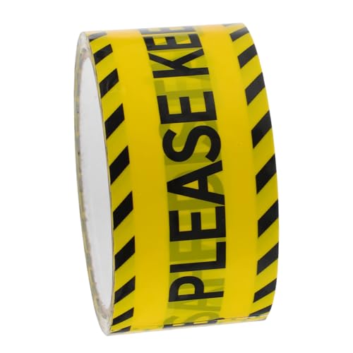 INOOMP Warnband Sicherheitsklebeband Gelb Selbstklebend Stark Haftend Abstandshalter Warnaufkleber Für Outdoor Sicherheitsmarkierung Abstand Halten INOOMP Warnband Sicherheitsklebeband Gelb Selbstklebend Stark Haftend Abstandshalter Warnaufkleber Für Outdoor Sicherheitsmarkierung Abstand Halten von INOOMP