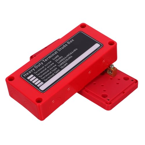 INOOMP Wasserdichte Positionen Stromverteilerbox mit Abdeckung Robuste Busbar Verteilereinheit für Auto Wohnmobil Lkw Stoßfest Wetterbeständig Erweiterung Schutz vor Wasser und Schmutz von INOOMP