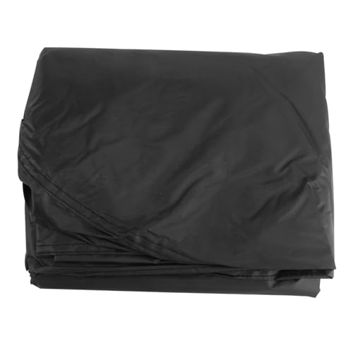 INOOMP Wasserdichte Staubdichte Möbelabdeckung Reißfestes UV Beständiges Tarpaulin mit Ösen und Befestigungsseilen Wetterfeste Schutzplane für Gartenmöbel Schwarz von INOOMP