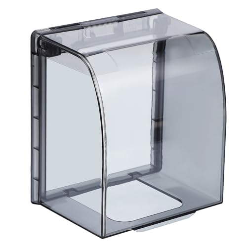 INOOMP Wasserdichte Steckdosenabdeckung Selbstklebend Schutzabdeckung für Außensteckdosen und Wandschalter Wasserfester Spritzschutz für Badezimmer Büro und Zuhause Langlebiger Schutz von INOOMP