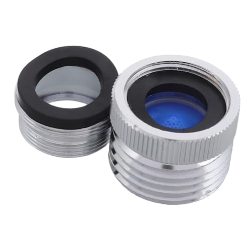 INOOMP Wasserhahn Adapter mit Wasserdurchflussregler Vielseitiger Anschluss für Küche Bad und Waschmaschine Langlebiger Schlauchverbinder mit Stilvollem Design Kompatibel mit von INOOMP