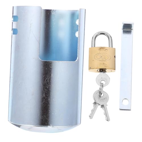INOOMP Wasserhahn Schloss mit Schutzabdeckung Robustes Abschließbares Ventilschutzsystem für Außenwasserhähne Einfache Installation Diebstahlschutz und Umweltschutz Passend für INOOMP Wasserhahn Schloss mit Schutzabdeckung Robustes Abschließbares Ventilschutzsystem für Außenwasserhähne Einfache Installation Diebstahlschutz und Umweltschutz Passend für von INOOMP