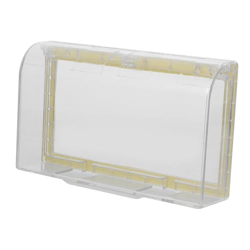 INOOMP Wetterfeste Steckdosenabdeckung aus Robustem Kunststoff Transparente Variante Schutzbox für Außensteckdosen Selbstklebend Einfache Montage ohne Bohren Staub Spritzwassergeschützt von INOOMP